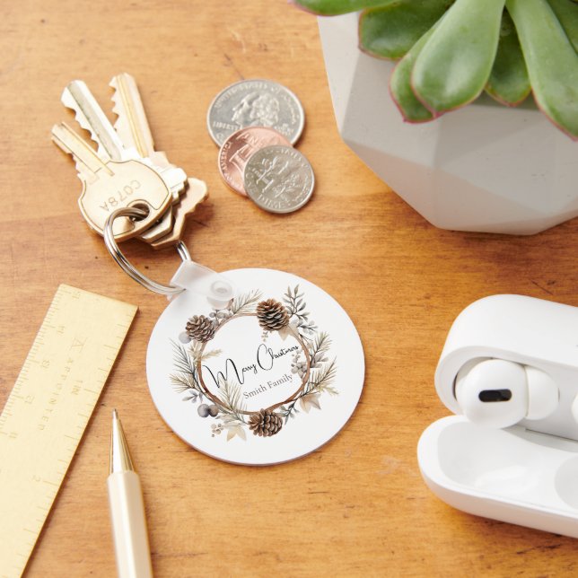 Christmas Greetings  Key Ring (Desk)