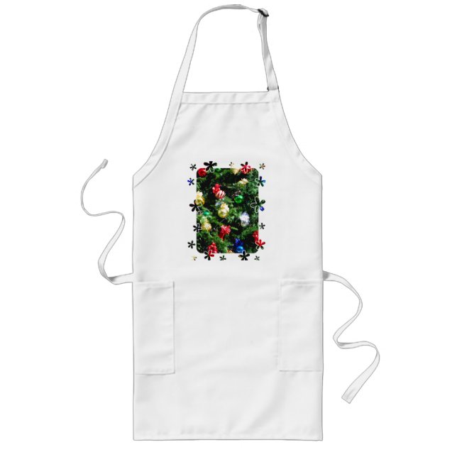 Christmas Greetings_ Long Apron (Front)