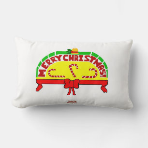 Christmas Greetings Lumbar Pillow