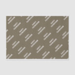 Christmas Greetings Modern Tissue Paper<br><div class="desc">Christmas holiday paper tissue with a simple pattern with white script Merry Christmas on a grey background.
You can change the background colour if you want.
Great for your DIY craft projects,  especially for the Christmas holidays time. It goes with other items in "Modern Photo Christmas Collection".</div>