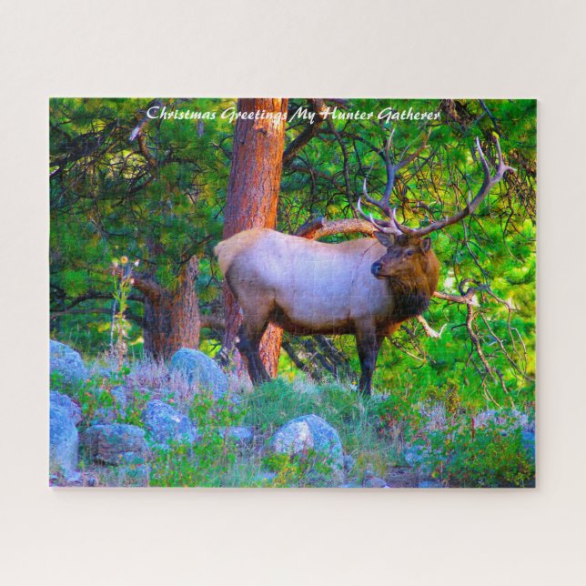 Christmas Greetings My Hunter Gatherer Jigsaw Puzzle (Horizontal)