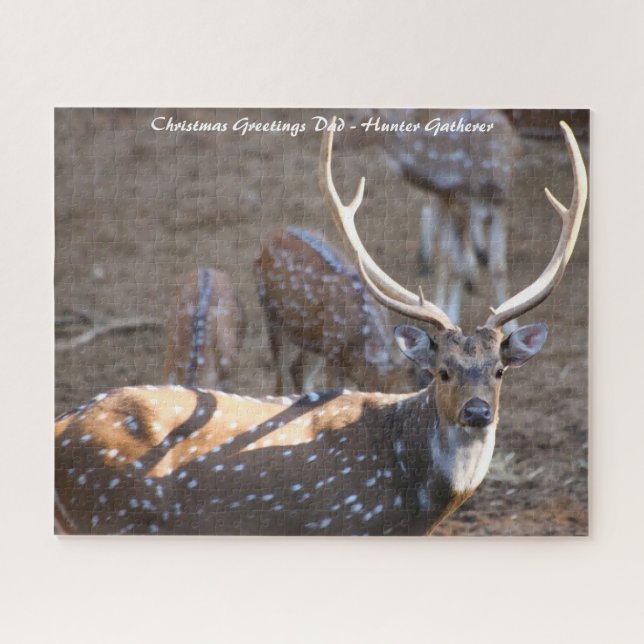Christmas Greetings My Hunter Gatherer Jigsaw Puzzle (Horizontal)