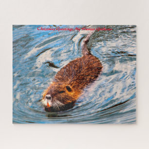 Christmas Greetings My Hunter Gatherer Jigsaw Puzzle