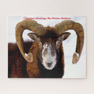 Christmas Greetings My Hunter Gatherer Jigsaw Puzzle