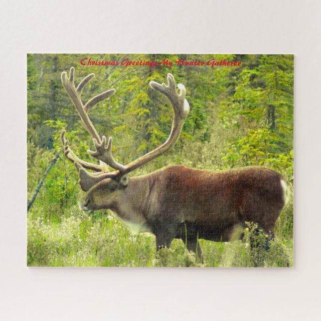 Christmas Greetings My Hunter Gatherer Jigsaw Puzzle (Horizontal)