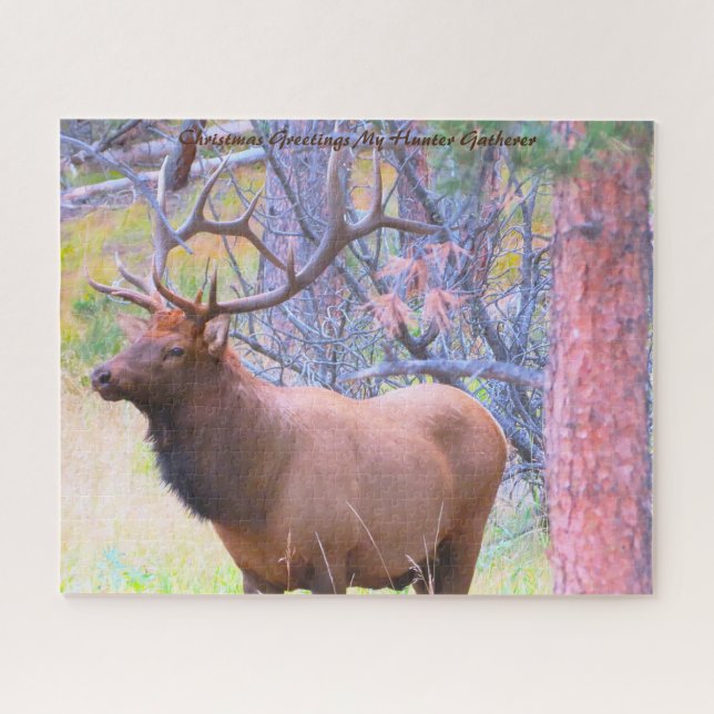 Christmas Greetings My Hunter Gatherer Jigsaw Puzzle (Horizontal)