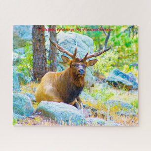 Christmas Greetings My Hunter Gatherer Jigsaw Puzzle