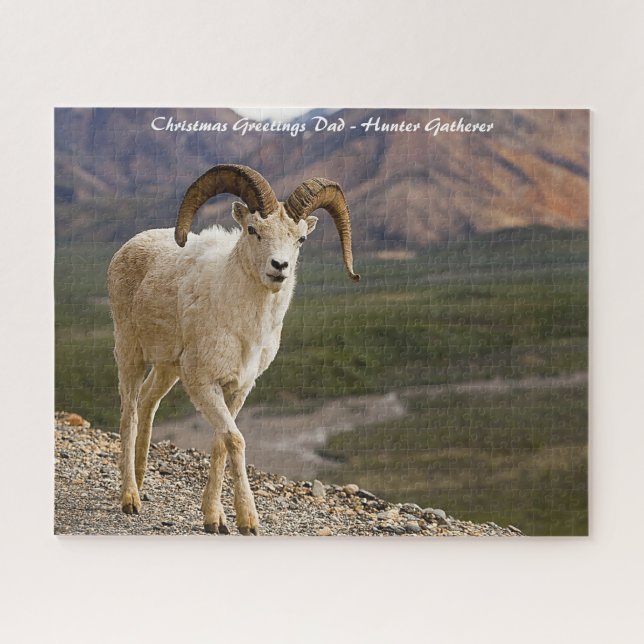 Christmas Greetings My Hunter Gatherer Jigsaw Puzzle (Horizontal)