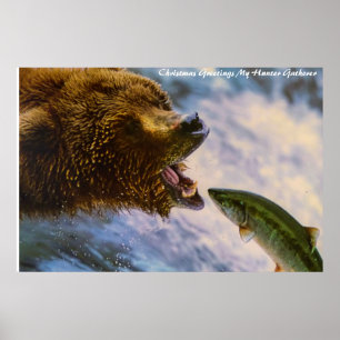 Christmas Greetings My Hunter Gatherer Poster