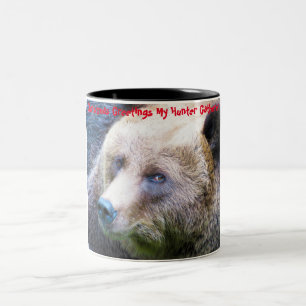 Christmas Greetings My Hunter Gatherer Two-Tone Coffee Mug