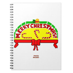 Christmas Greetings Spiral Photo Notebook