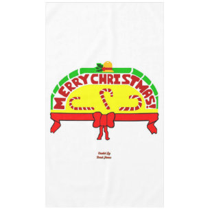 Christmas Greetings Tablecloth