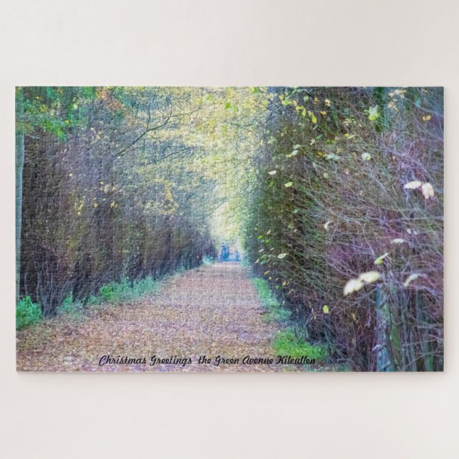 Christmas Greetings The Green Avenue Kilcullen Jigsaw Puzzle (Horizontal)