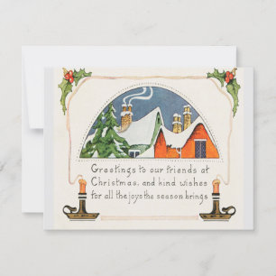 Christmas Greetings to our Friends Card