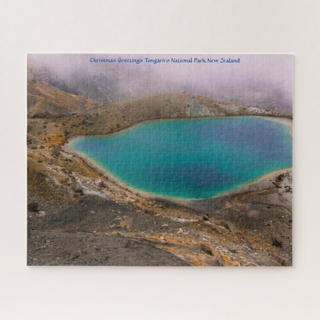 Christmas Greetings Tongariro National Park Jigsaw Puzzle (Horizontal)