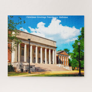 Christmas Greetings Tuscaloosa  Alabama Jigsaw Puzzle