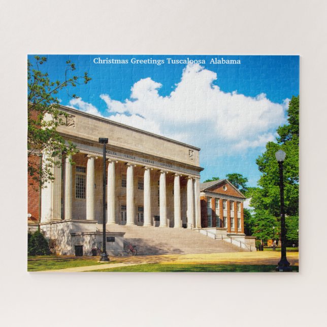 Christmas Greetings Tuscaloosa  Alabama Jigsaw Puzzle (Horizontal)