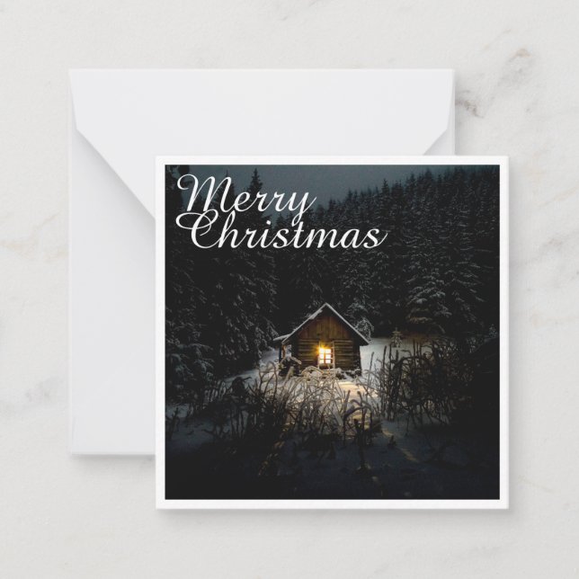 Christmas Greetings with Witch House Card (Front)
