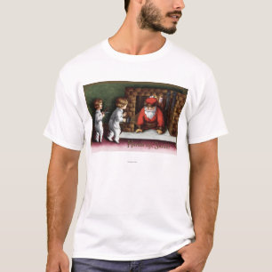 Christmas GreetingSanta Coming Out Chimney T-Shirt