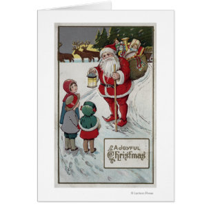 Christmas GreetingSanta Talking to Kids