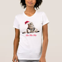 Christmas Grumpy Kitty Cat Ho Ho Ho Custom Text