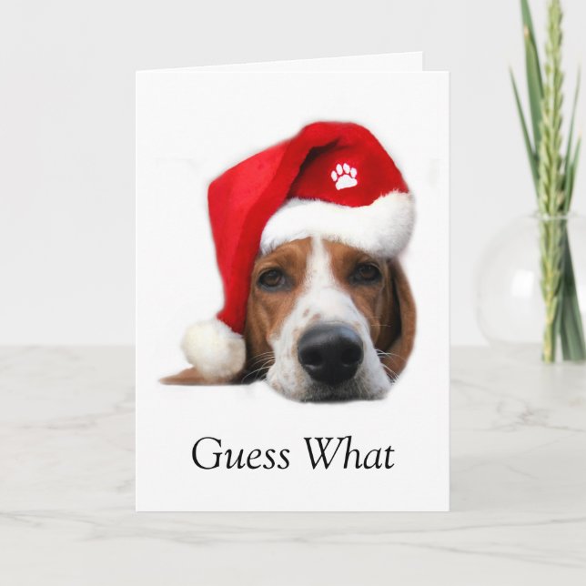 Christmas Guess What Holiday Card (Front)