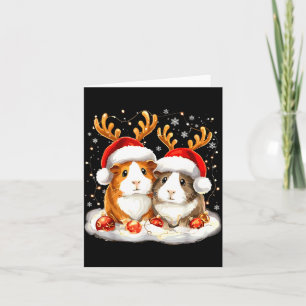 Christmas Guinea G Reindeer Xmas  Card