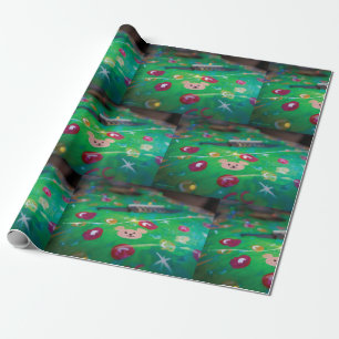 Christmas Guitar - Kids Art for CHOC Wrapping Paper