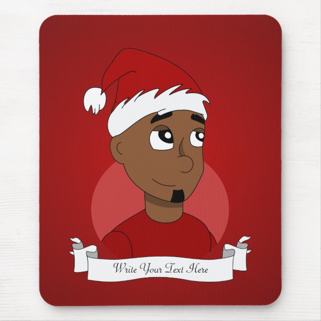 Christmas guy cartoon mouse pad (Front)