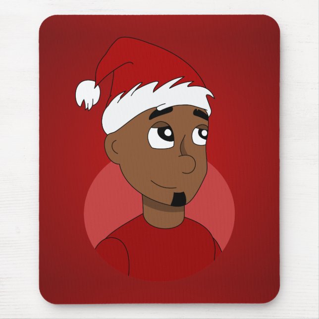 Christmas guy cartoon mouse pad (Front)
