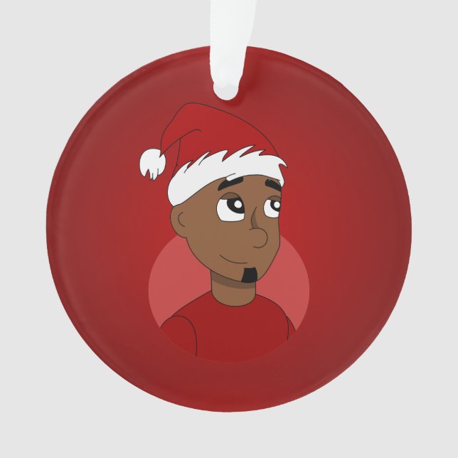 Christmas guy cartoon ornament (Front)