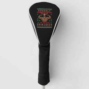 Christmas gym, Brodolf, ugly gym Golf Head Cover