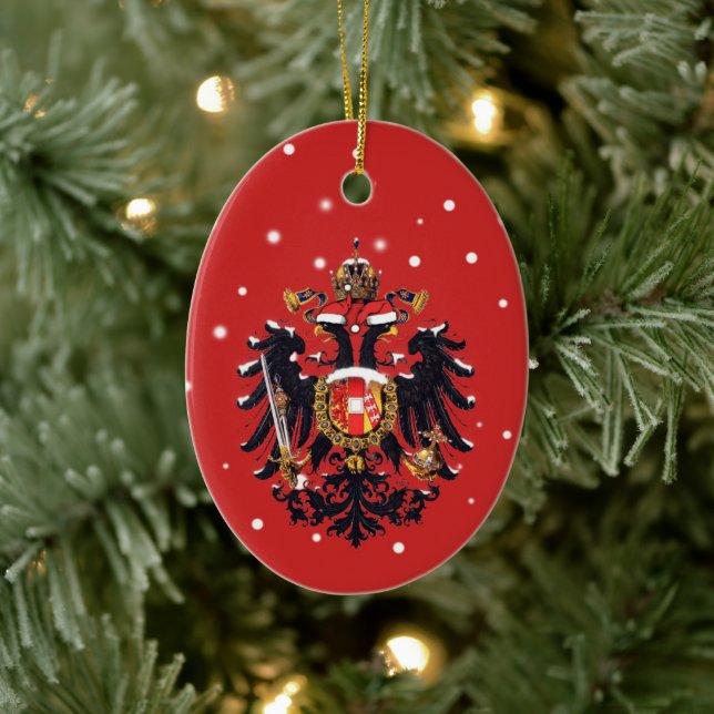 Christmas Habsburg Doppeladler Ceramic Tree Decoration (Tree)
