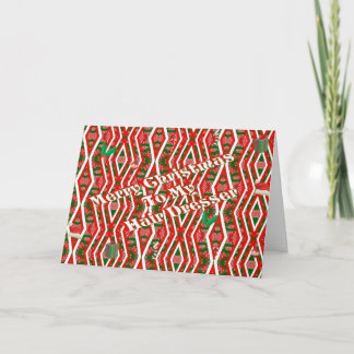 Christmas Hair Dresser Card