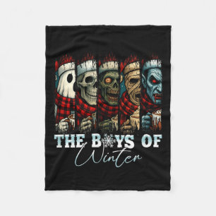 Christmas Halloween Creepmas Friends Horror Xmas C Fleece Blanket