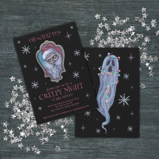 Christmas Halloween Holiday Party  Invitation (Creator Uploaded)