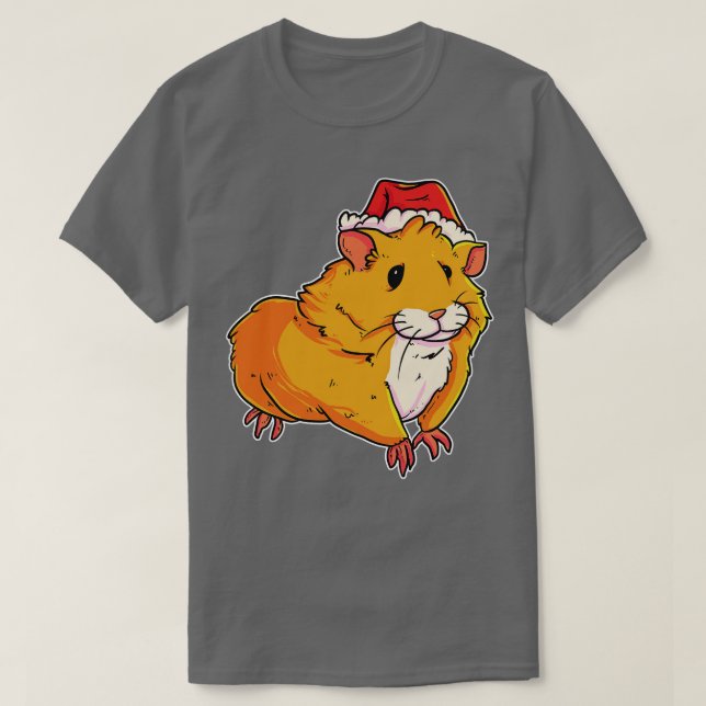 Christmas Hamster 1 T-Shirt (Design Front)