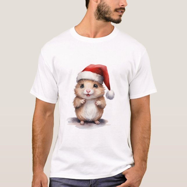 Christmas hamster T-Shirt (Front)