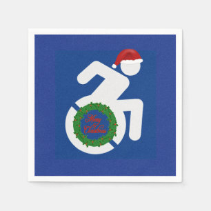 Christmas Handicapped Napkin