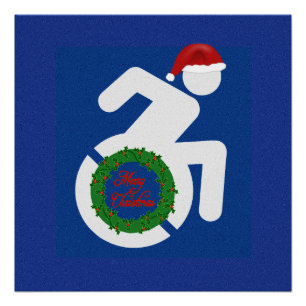 Christmas Handicapped Poster