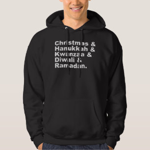 Christmas Hanukkah Kwanzaa Diwali Ramadan Holiday  Hoodie