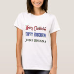 Christmas - Hanukkah - Kwanzaa T-Shirt<br><div class="desc">Wish everyone joy this season with a Christmas - Hanukkah - Kwanzaa card,  t-shirt,  or mug!</div>