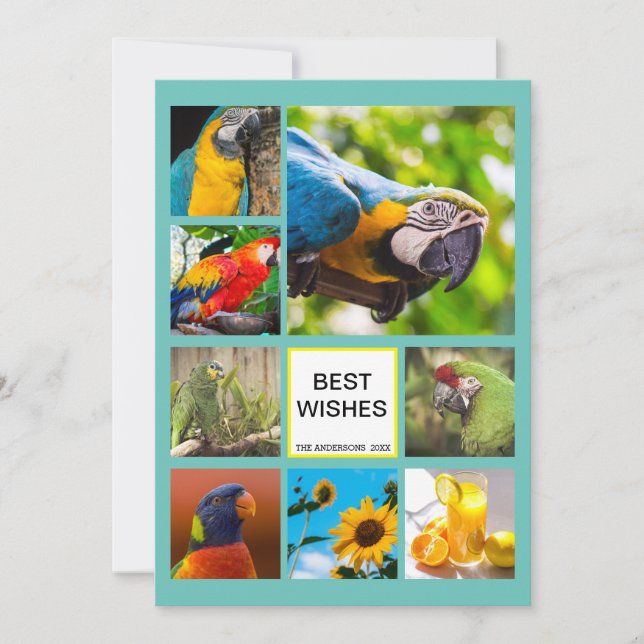 Christmas Happy Fun Family Photo Card (Front)