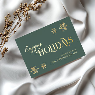 Christmas Happy Holidays Business Company Green