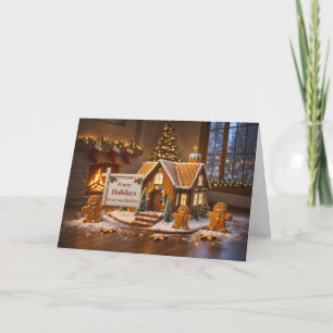 Christmas Happy Holidays from Realtor Real Estate Card