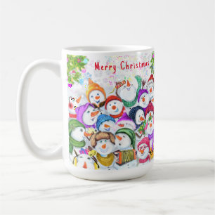 Christmas Happy Snowmans Celebration Mug Gift