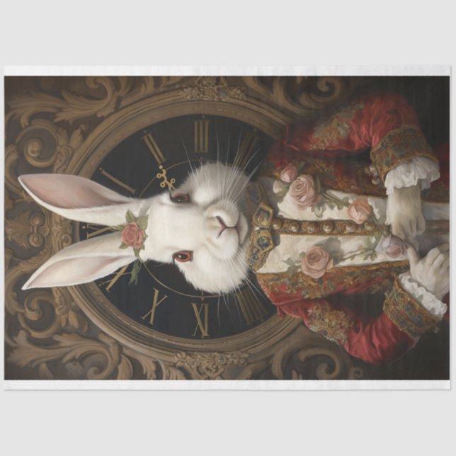 Christmas Hare 2 Tissue Paper (Front)