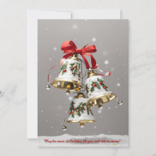 Christmas Harmony: May the Music Fill Your Soul Holiday Card
