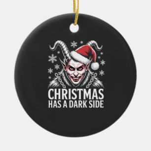 Christmas Has a Dark Side Ceramic Tree Decoration
