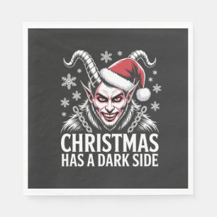 Christmas Has a Dark Side Napkin